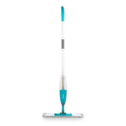 Image of Beldray Anti-Bac Triple Action XL Spray Mop – 3-in-1 Hard Floor Cleaner, Dust, Scrub & Polish, 3 Machine-Washable Pads, Antibacterial Treated, 640ml Built-In Water Tank, Folding Head, Easy-Grip Handle