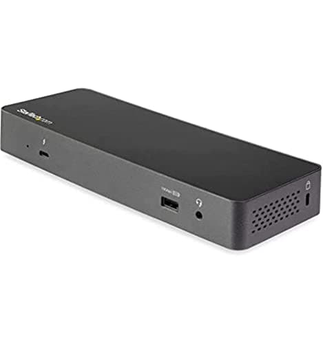 Image of StarTech.com Thunderbolt 3 Dock w/ USB-C Compatibility - Dual Monitor 4K60Hz DisplayPort Laptop Docking Station - 60W PD, GbE, 5xUSB Hub - TB3 / USB 3.1 Gen 2 10Gbps Dock - Windows & Mac (TB3CDK2DPUE)