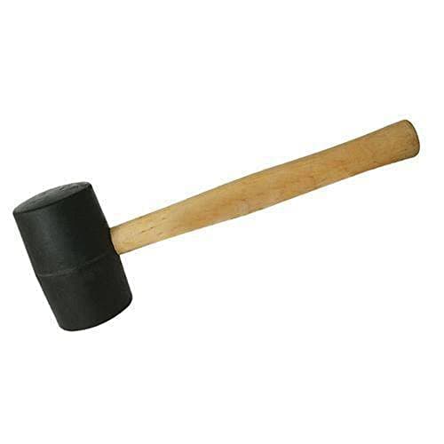 Image of Silverline Black Rubber Mallet 16 oz (454g) (HA72)