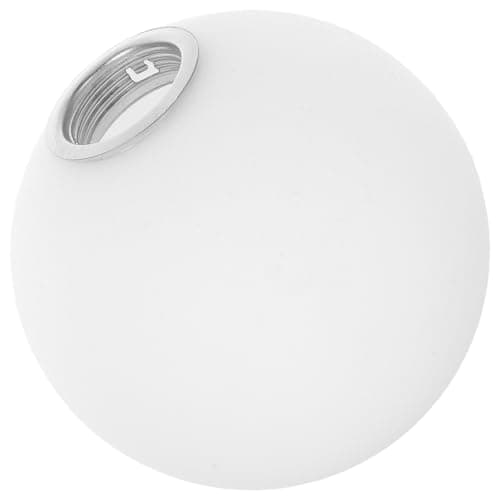 Image of IMUSINICE Frosted Glass Globe Lamp Shade for Ceiling Light with Smooth Surface, Compatible with E14 Fitting, White Milk Glass Sphere Lampshade Replacement for Pendant Chandelier and Wall