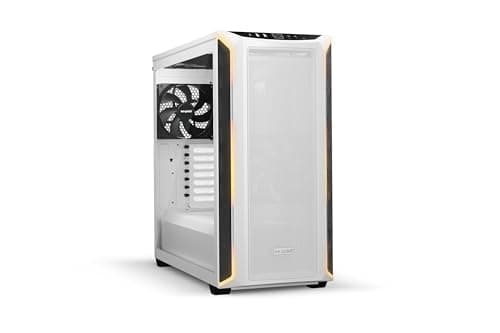 Image of be quiet! Shadow Base 800 DX White PC case, Pure Wings 3 140mm PWM fans, ARGB illumination, USB 3.2 Gen. 2 Type C, maximum airflow, open mesh design, E-ATX motherboard, 420mm radiators