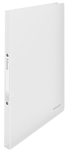 Image of Esselte 2 Ring Binder, Holds up to 100 Sheets, Vivida Range, 16 mm Spine, 624034 - A4, White
