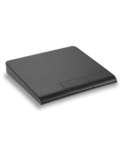 Image of Perixx PERIPAD-706 Wireless Slim Touchpad, Multi-Device Bluetooth and 2.4G RF, USB-C Rechargeable, Large Size 13.5 x 11.6 x 1.4 cm, Black