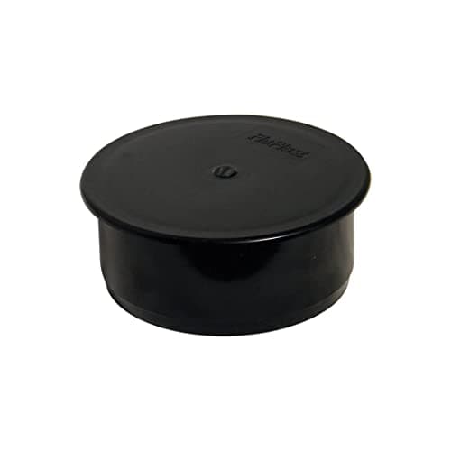 Image of FloPlast Black Socket Plug 110mm