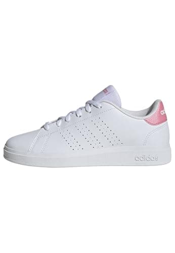 Image of adidas Unisex Kids Advantage Base 2.0 Shoes Junior, Cloud White/Bliss Pink/Core Black, 5 UK