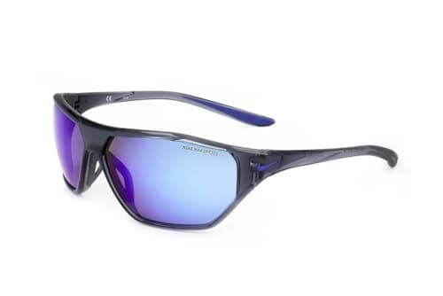 Image of Nike NIKE AERO DRIFT M DQ0997 021 DARK GREY/BLUE MIRROR 65/14/140 UNISEX Sunglasses