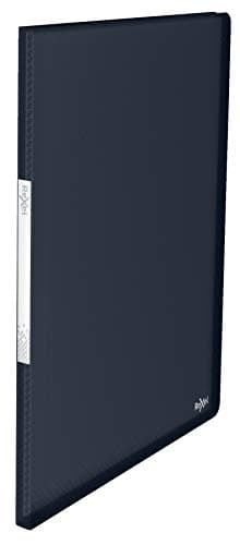Image of Rexel Choices, 2115654, Translucent Display Book, A4, 20 Pockets, 40 Sheet Capacity, Black