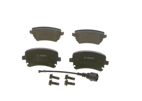 Image of BOSCH Brake Pads Set Brake Blocks Brake Stones Set Front Low Metallic 0 986 494 837