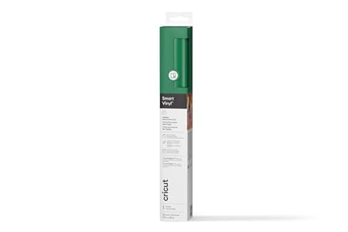 Image of Cricut Smart Permanent Vinyl, Grass Green, 33cm x 91.4cm, Self-Adhesive Vinyl Sheet | Ideal for Customising Mugs, Bottles, Labels, Signs & DIY Crafts, for All Cutting Machines