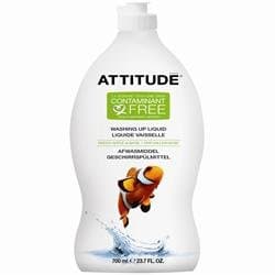 Image of ATTITUDE Green Apple & Basil Washing Up Liquid 700ml (PACK OF 2)