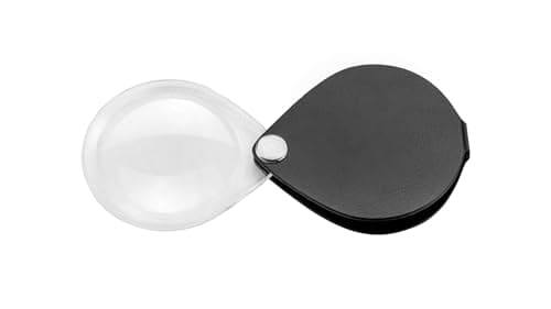 Image of Eschenbach Optik Classic Folding Magnifying Glass Magnifying Glass 3.5 x Diameter 50 mm Round Black