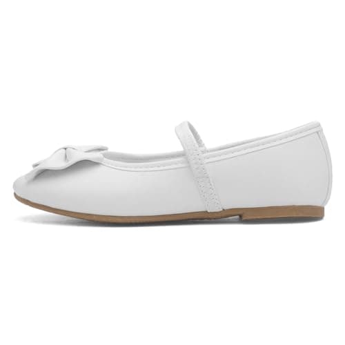 Image of Lilley Sparkle Girls White Bow Ballerina - Size 10 Child UK - White