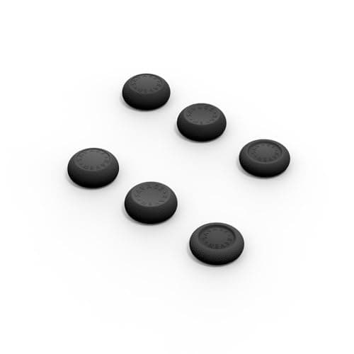 Image of Savage Raven by Skull & Co. Skin, CQC Thumb Grip Set Joystick Cap Analog Stick Cap for Nintendo Switch 2 Joy-Con Controller - Black, 3 Pairs(6pcs)