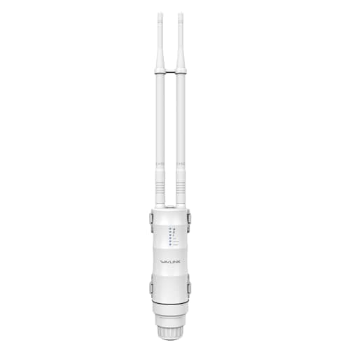 Image of WAVLINK AC1200 Outdoor Wireless Access Point, Weatherproof Dual Band WiFi Access Point 2.4GHz 300Mbps+ 5GHz 867Mbps, support 100m Active/ Passive PoE, AP/ Router/ WISP/ Bridge Mode, 100Mbps WAN/LAN
