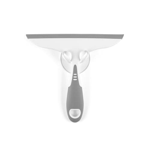 Image of Beldray Anti-bac Shower Squeegee - Streak-Free Cleaning, For Windows, Shower Screens, Tiles & Mirrors, Suction Cup For Handy Storage, Durable Rubber Blade Edge, Removes Condensation & Soap Scum