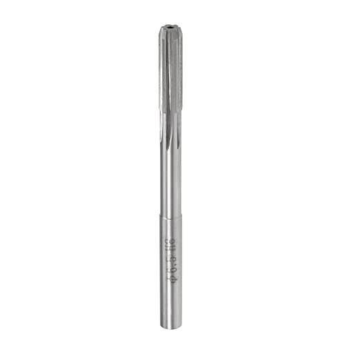 Image of CoCud Machine Chucking Reamers, 6.5mm Diameter D4 Accuracy, M35 Cobalt High Speed Steel Straight Flutes Milling Cutter - (Applications: for Lathe Machine), 1-Piece