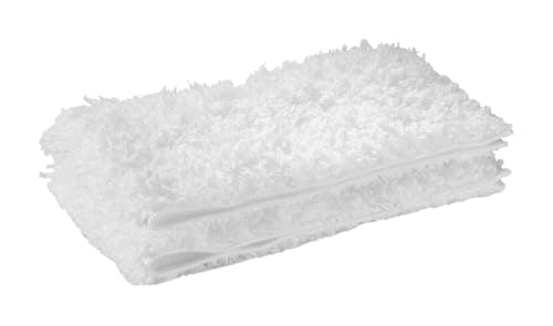 Image of Kärcher 28631730 Steam Cleaner Microfibre Floor Cloths, Cloth set Steam+Clean Floor, White