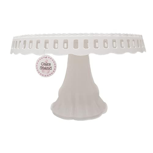 Image of YöL One Tier Cake Display Stand 12' Pedestal Round Baking Platter Afternoon Tea Dessert Birthday Wedding