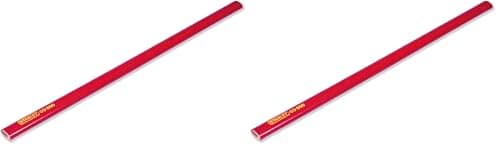 Image of STANLEY 1-03-850 Carpenters Pencil with Soft Lead, Red, 1 Count (Pack of 2)