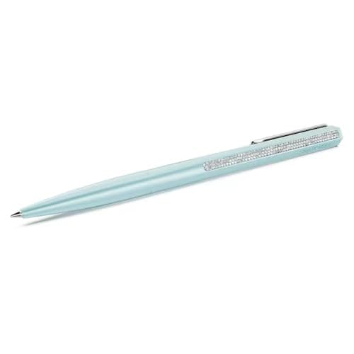 Image of Swarovski - Crystal Shimmer Blue Lacquered Ballpoint Pen, Chrome Ref 5678190