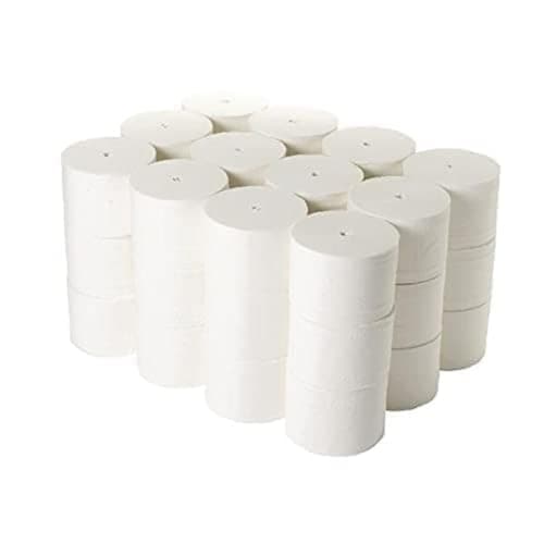 Image of 2Work Micro Twin Coreless Toilet Rolls 2-Ply 800 Sheets (Pack of 36) 2W00697