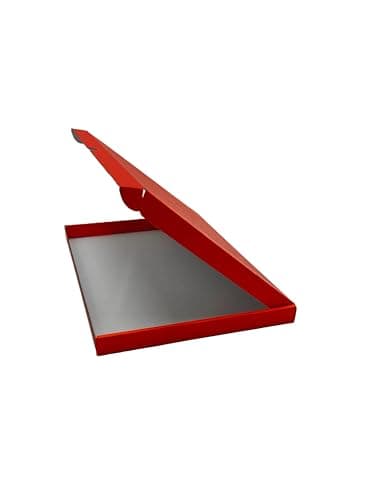 Image of iDEALS UK PACKAGING LTD C4 A4 Size Large Letter Boxes, For Shipping, Posting, Gifting. Postable boxes, Generic - Size 32.6cm x 22.7cm x 2cm - Pack of 10 (Red)