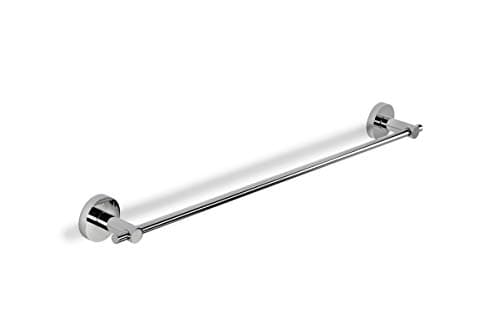 Image of Croydex QM581341 Flexi-Fix Britannia Durable Brass and Stainless Steel Construction Medium Towel Rail, Chrome