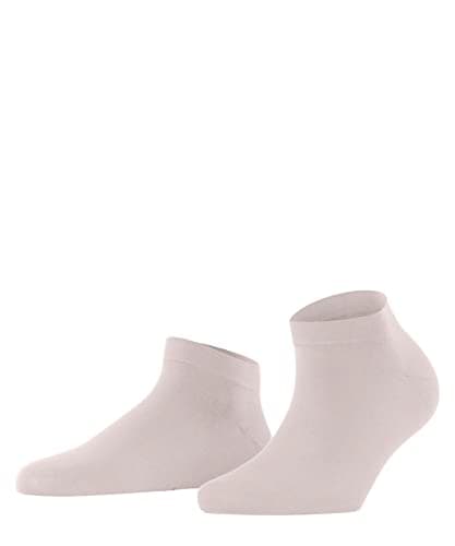 Image of FALKE Women's Fine Softness 50 DEN W Sn Semi-Opaque Low-Cut Plain 1 Pair Trainer Socks, Pink Light 8458, 2.5-5