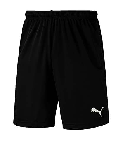Image of PUMA Men Liga Training Shorts Core Training Shorts - PUMA Black-PUMA White, L