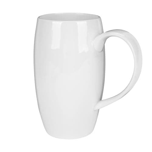 Image of Linkidea 22oz Extra Large Fine Bone China Coffee Mug, Oversized Coffee Cups with Handles, Big Teacups for Office and Home, Microwave and Dishwasher Safe