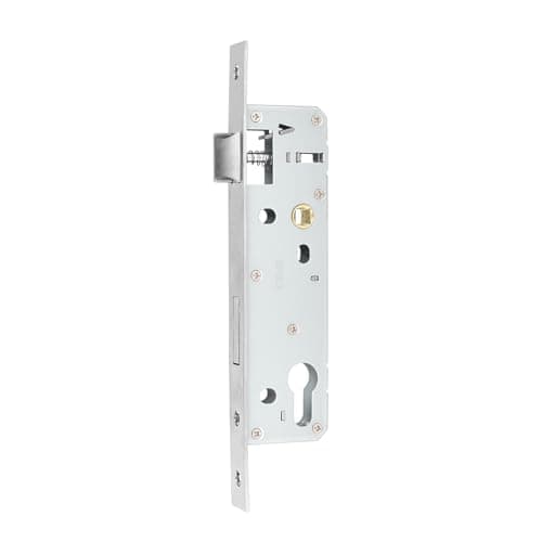 Image of Stainless Steel Mortice Sash Lock, 85MM Center 35MM Backset Door Lock for Internal and External Doors, Satin Nickel Frame Mortice Deadlock for Home and Workplace