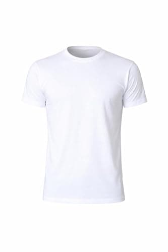 Image of Super Nova Men’s 100% Cotton Plain T-Shirt | Single, 3-Pack & 5-Pack | White, Black, Sand | Soft Crew Neck Tee | Tshirts for Men UK (UK, Alpha, XL, Regular, Regular, 1, White)