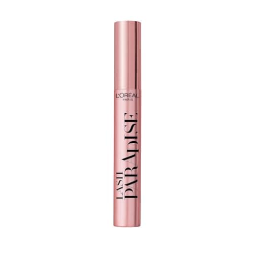 Image of L'Oréal Paris Intense Volume Mascara, Volumising and Lengthening, Infused with Castor and Floral Oils to Condition Eyelashes, Suitable for Sensitive Eyes, Soft Fibre Brush, Lash Paradise, Black