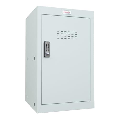 Image of Phoenix CL0644GGE Size 3 Light Grey Cube Locker with Electronic Lock