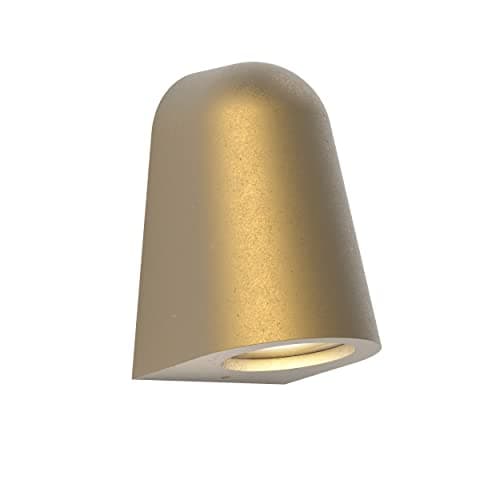 Image of Astro Mast Light Outdoor Wall Light - IP65 Rated - (Antique Brass), GU10 LED Lamp, Designed in Britain - 1317003 - 3 Years Guarantee