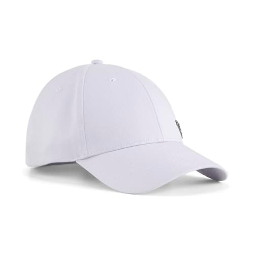 Image of PUMA Unisex Essentials Metal Cat Baseball Cap, Vibrant Silver, One Size