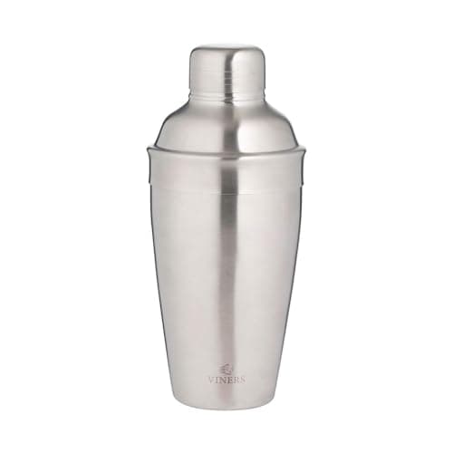 Image of Viners Barware Brushed Silver Cocktail Shaker, 500ml
