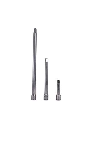 Image of US PRO 3 Piece 3/8'' Drive Socket Extension Bar Set 75mm to 250mm 4143