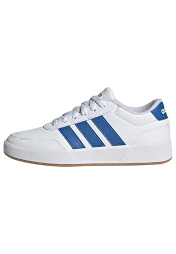 Image of adidas Unisex Kids BREAKNET 3.0 Shoes Junior, FTWR White/Bright Royal/FTWR White, 4 UK