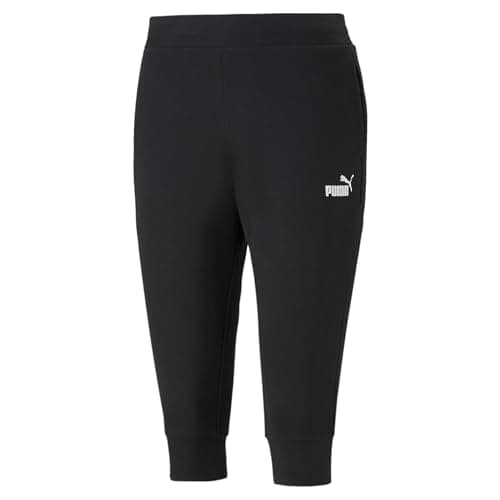 Image of PUMA Men's Big & Tall Essentials Logo Sweatpants, Cotton Black, 3X-Large
