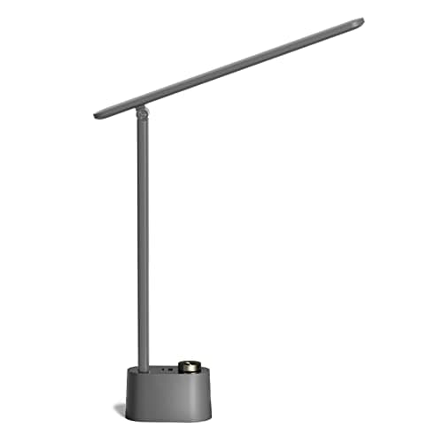 Image of Honeywell Desk Lamp, 10W Eye-Caring Desk Light, LED Desk Lamp with 3 Color Modes, Dimmable Desk Lamps with USB A+C Dual Charging Port, Desk Lamps for Study Home Office Bedroom Reading (Grey)