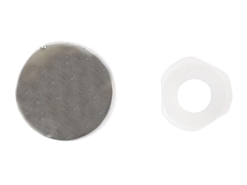 Image of Domed Cover Cap Chrome Coloured No. 6-8 Bag 25