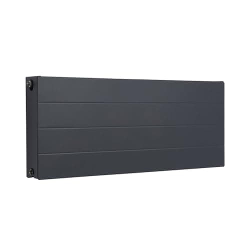 Image of Milano Alora Anthracite Type 22 Horizontal Double Panel Convector Radiator - 400mm x 1000mm