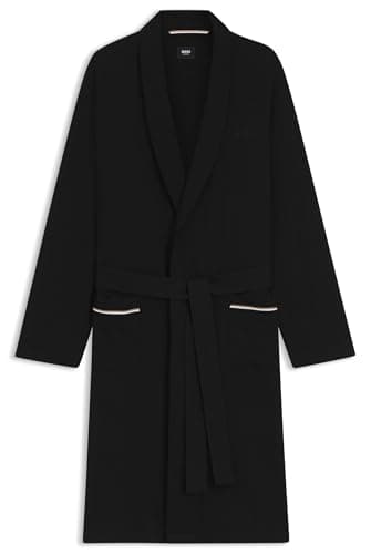 Image of BOSS Men's Robe Bm 10121122 01 Dressing_Gown, Black, M