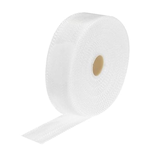 Image of Sourcing Map 1pcs Fiberglass Cloth Tape 30m x30mm x0.15mm C Glass Fiber Insulation Tape for Reinforcement Repair