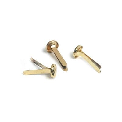 Image of Paper Fasteners Brassed Steel 25mm [Pack 200]