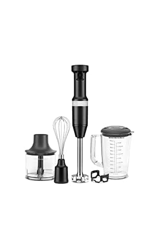 Image of Kitchenaid 5KHBV83EBM Hand Blender Black Matte