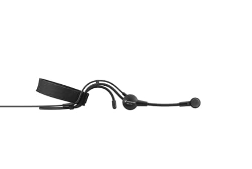 Image of Sennheiser ME 3-II Cardioid Headset Mic for EW Wireless | Broadcast Presenting & Live Vocal Performance | Lightweight Headworn Design | Black (508928)