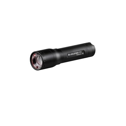 Image of Ledlenser P7 Rechargeable | 2017 Gen 1 | LED Torch, Super Bright 1000 lm, Focusable 210m Long Distance Beam, Up to 40 Hour Runtime, Lithium Battery Flashlight for Camping, Hiking, Dog Walking