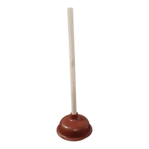 Image of t&b enterprise Heavy Duty Toilet Plunger (6 Inch Cup & 17 Inch Handle) Powerful Toilet Un-blocker Strong Suction Pump Best for Kitchen Sink Bathroom Shower Draining